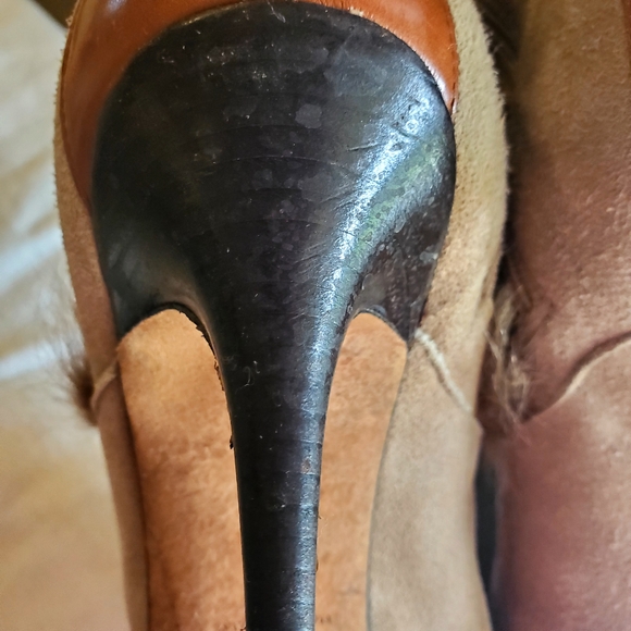 Cole Haan Beige Over the Knee Boots - Picture 7 of 13